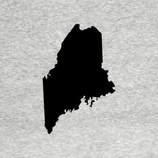 Maine Black T-Shirt